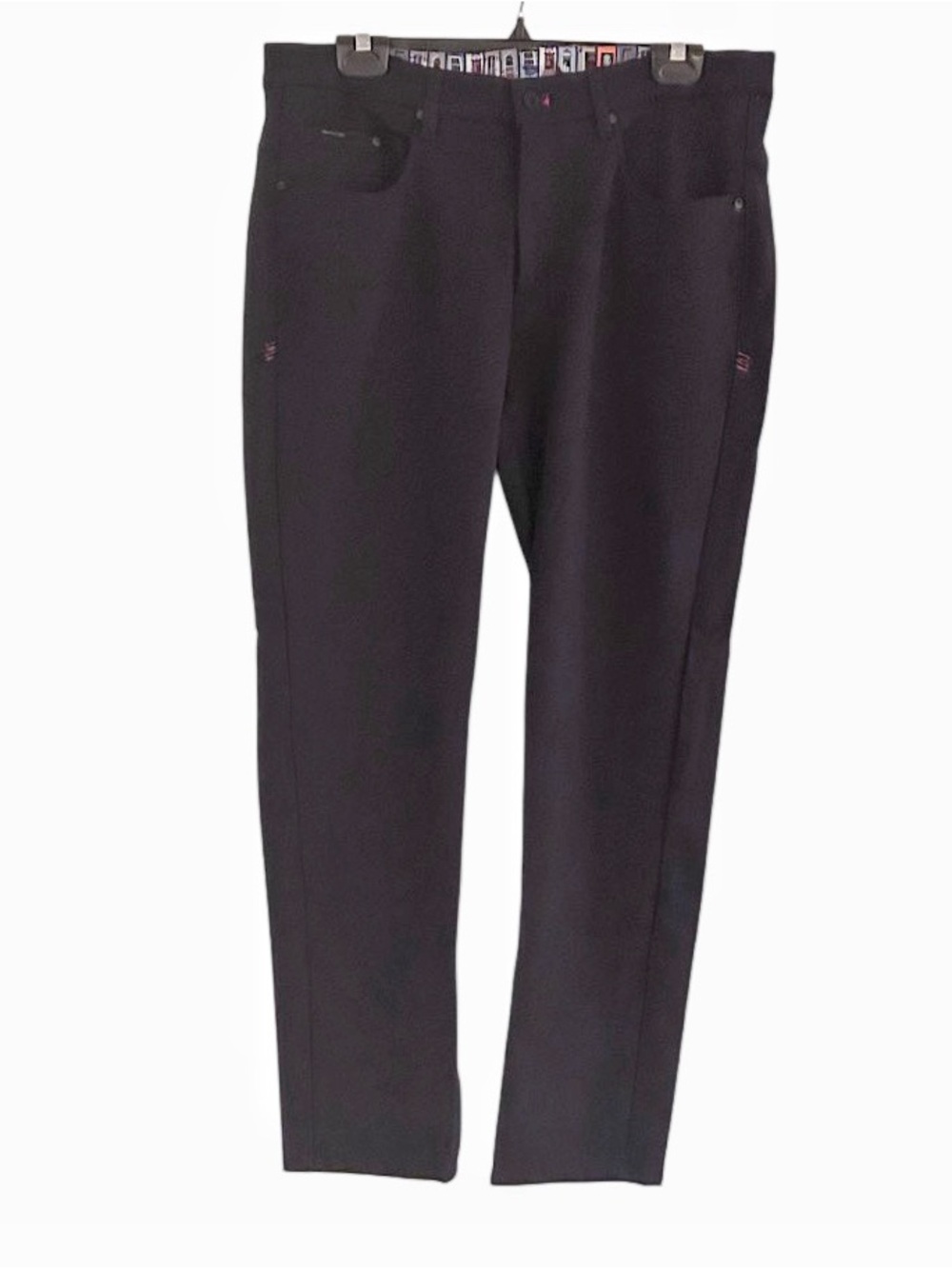Au Noir Sophisticated Chino Pants Size 33 Black